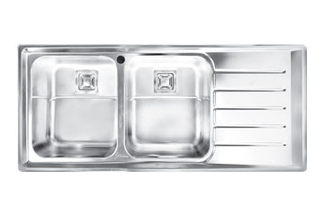 سینک ظرفشویی توکار کد 510s اخوان